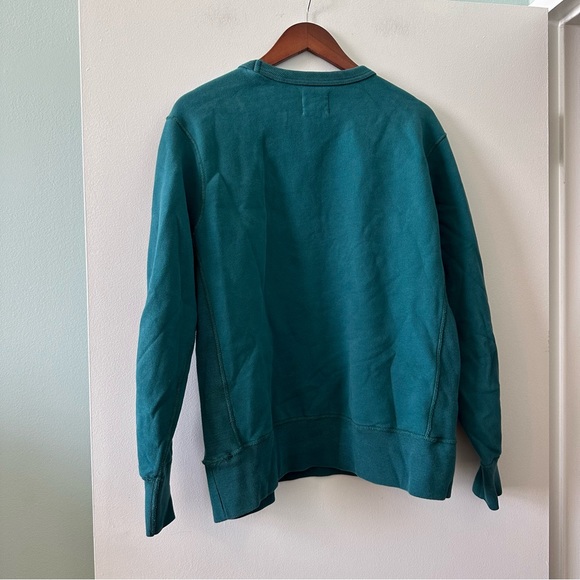 Philadelphia eagles football vintage style green crewneck sweatshirt - Picture 3 of 4